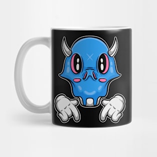 untitled skulls cartoon Mug